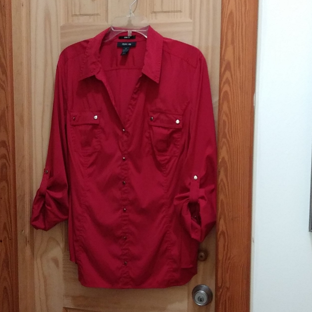 3 for $25 ❤️Style & Co mock button up shirt